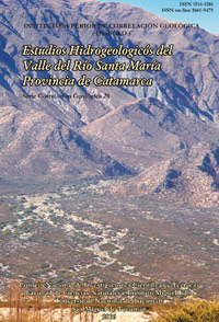 Estudios Hidrogeológicos del Valle del Río Santa María - Provincia de Catamarca -