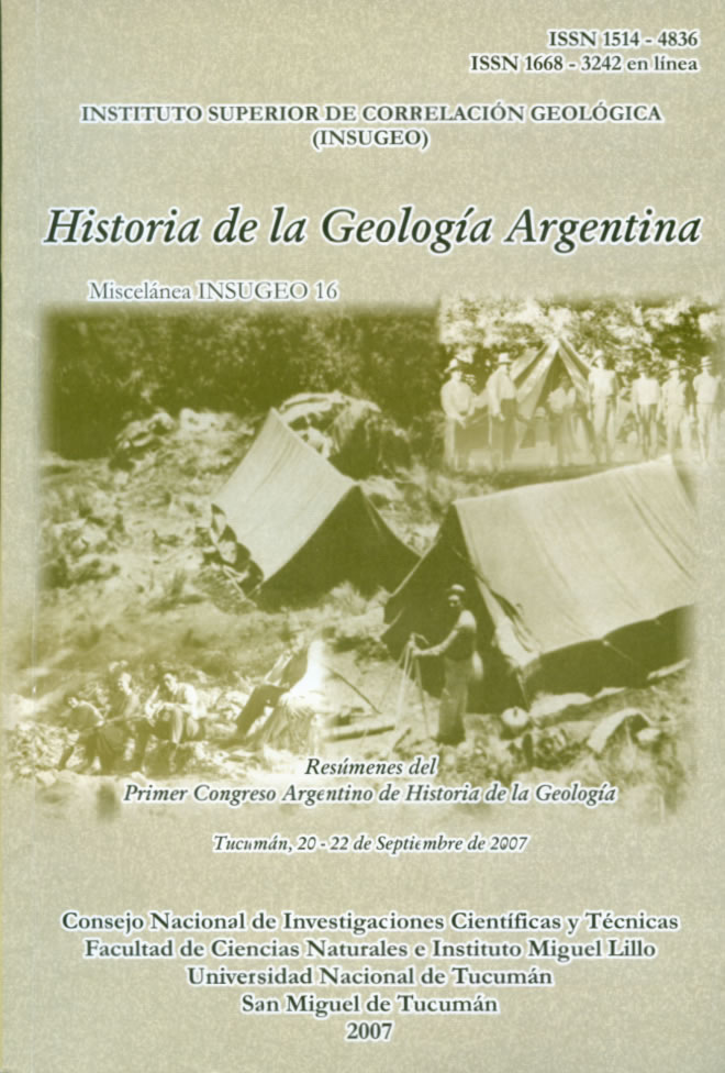 Historia de la Geología Argentina
